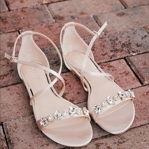 Flat Strappy Wedding Sandal